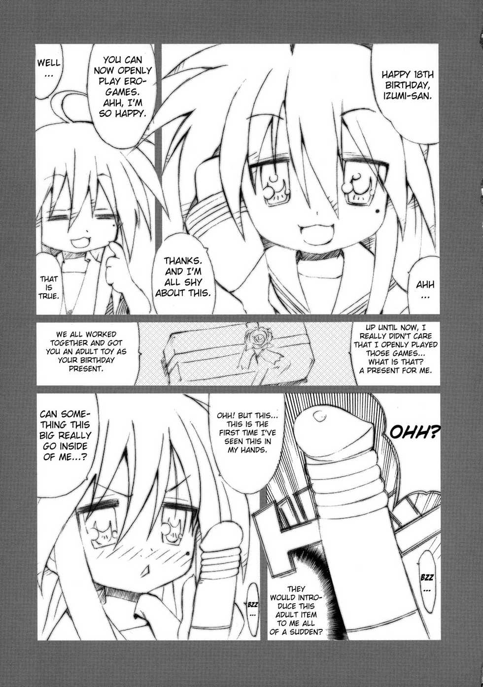 (C72) [MGW (Isou Doubaku)] Reasuta - Rare & Status (Lucky Star) [English] [CGrascal] - Page 20