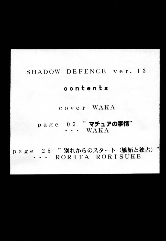 (C55) [TAIL OF NEARLY (Rorita Rorisuke, WAKA)] Shadow Defence ver. 13 - YOU SHALL DIE (Cowboy Bebop, King of Fighters) - Page 3