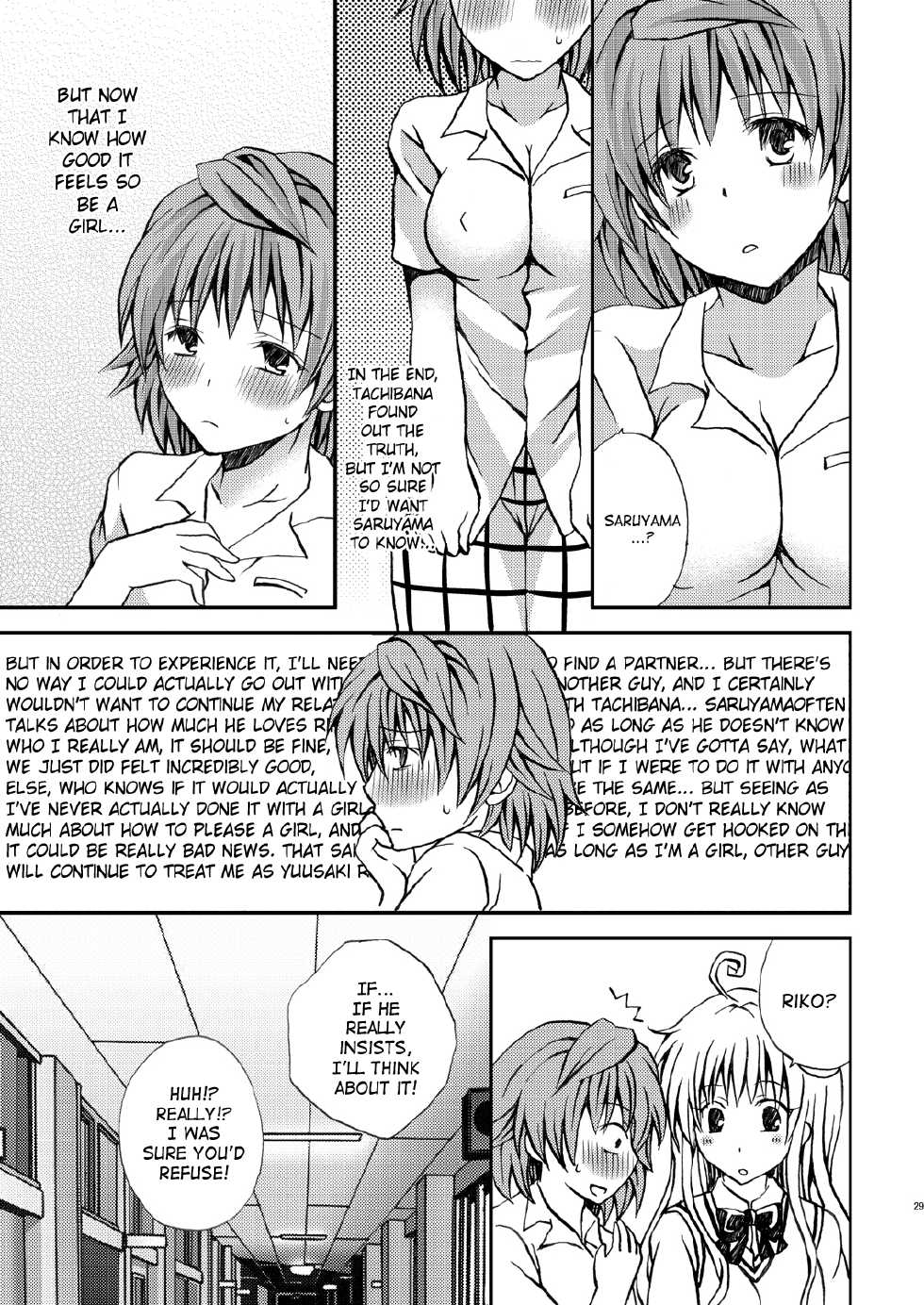 (C80) [Hyogetsu (Momonoki Fum)] Trans Trouble (To Love-Ru) [English] {SaHa} - Page 28