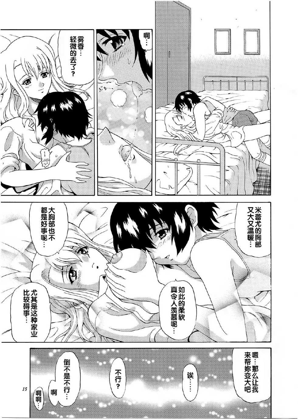 (C61) [GUST (Harukaze Soyogu)] Kuronekotachi no Kyouen La banquet de Chat Noir (Noir) [Chinese] - Page 14