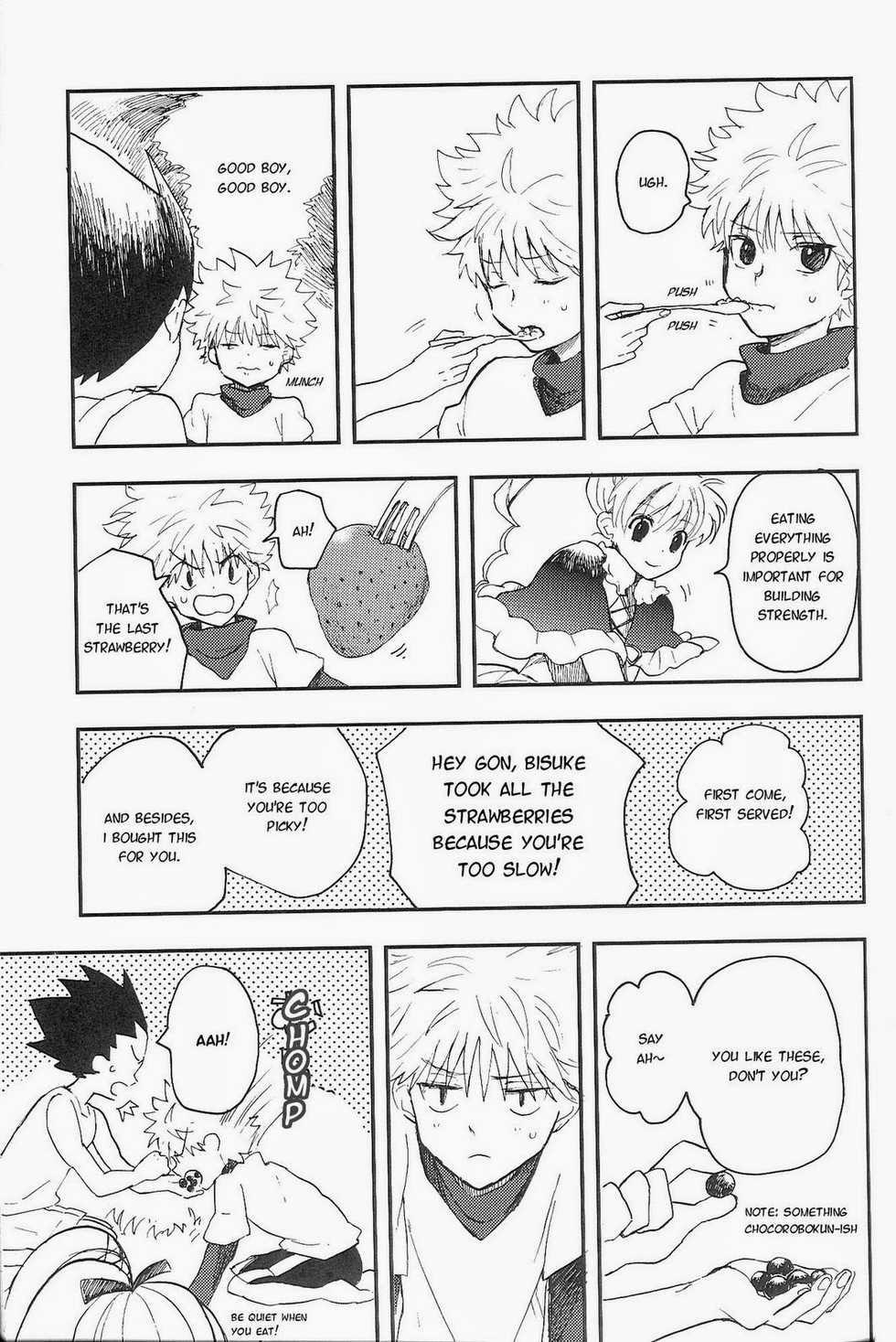 (HaruCC19) [Irori (Yui)] Youkaigosha Ichimei ni Tsuki (Hunter x Hunter) [English] [Willeke4439] - Page 5