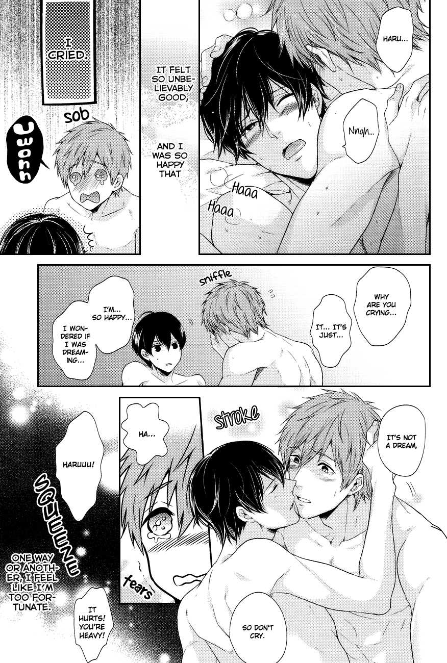 (Renai Free Style! Osaka Taikai) [Karaage of the Year (Karaage Muchio)] Haru-chan wa Shitagari Yokubari | Haru-chan is all eager and greedy♥ (Free!) [English] [Always Here Scans & Baka Dumb Aho Scans] - Page 8