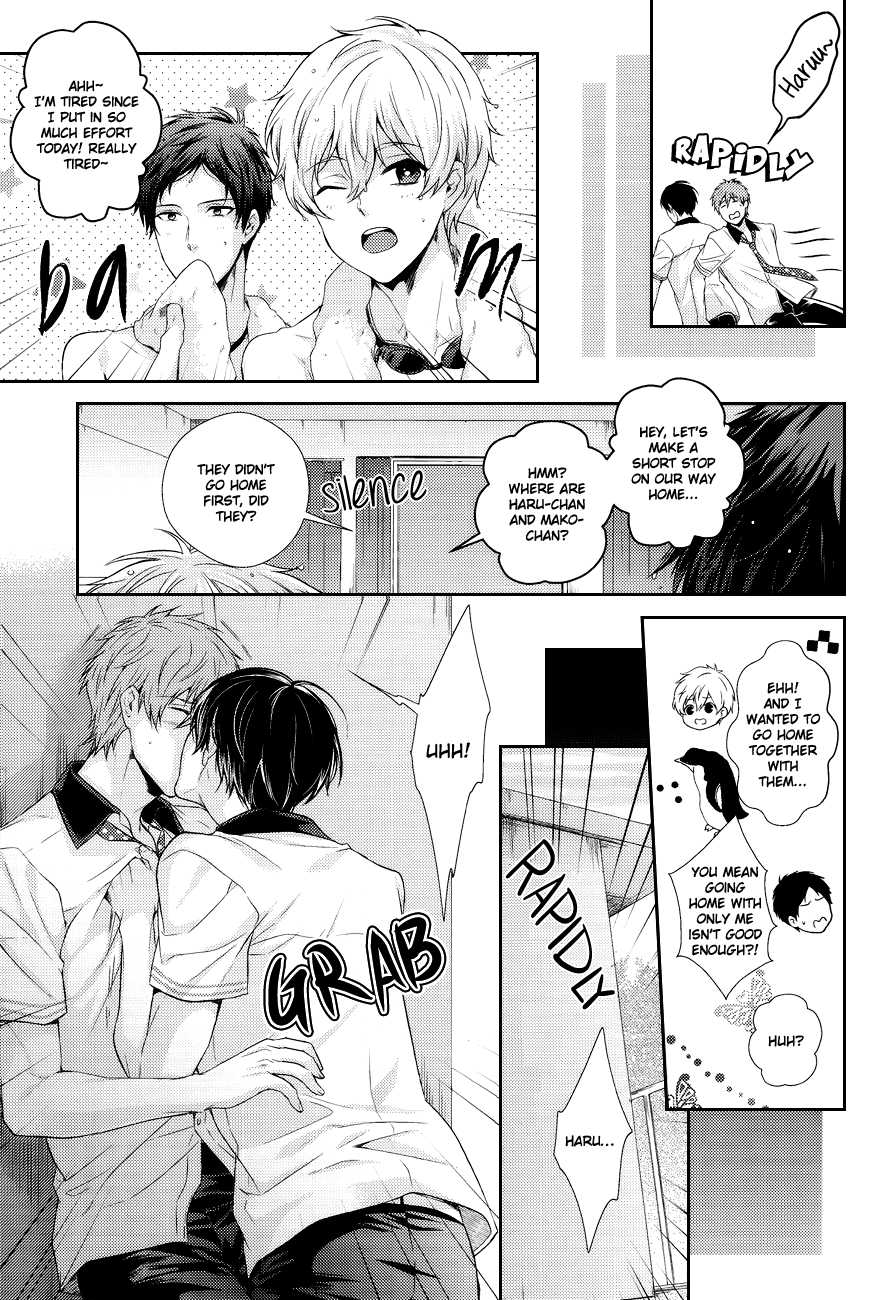 (Renai Free Style! Osaka Taikai) [Karaage of the Year (Karaage Muchio)] Haru-chan wa Shitagari Yokubari | Haru-chan is all eager and greedy♥ (Free!) [English] [Always Here Scans & Baka Dumb Aho Scans] - Page 10