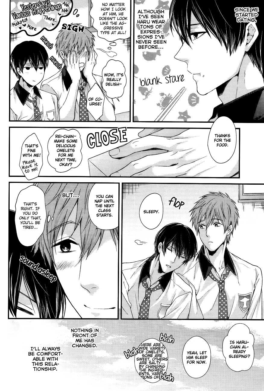 (Renai Free Style! Osaka Taikai) [Karaage of the Year (Karaage Muchio)] Haru-chan wa Shitagari Yokubari | Haru-chan is all eager and greedy♥ (Free!) [English] [Always Here Scans & Baka Dumb Aho Scans] - Page 29