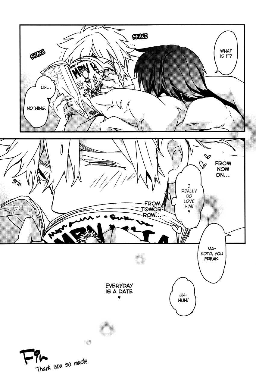 [Banyu (Aoi Levin)] MakoHaru Date (Free!) [English] [Always Here Scans] - Page 28