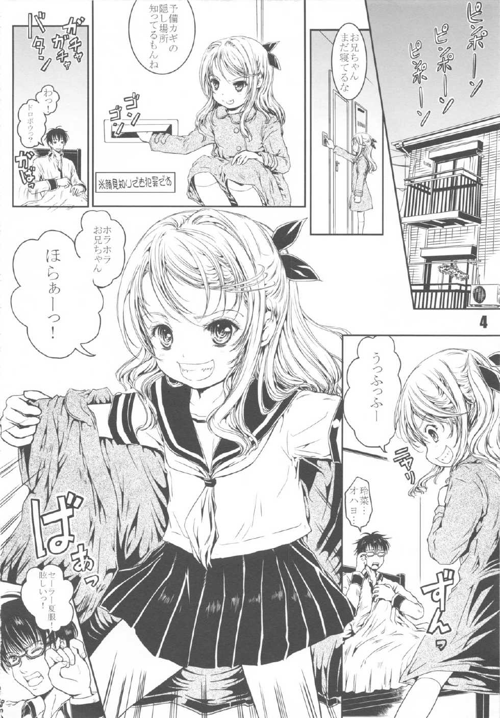 (C82) [Shiawase Manjuu (Shiawase 1500)] Natsu ☆ Kuru!! - Page 4