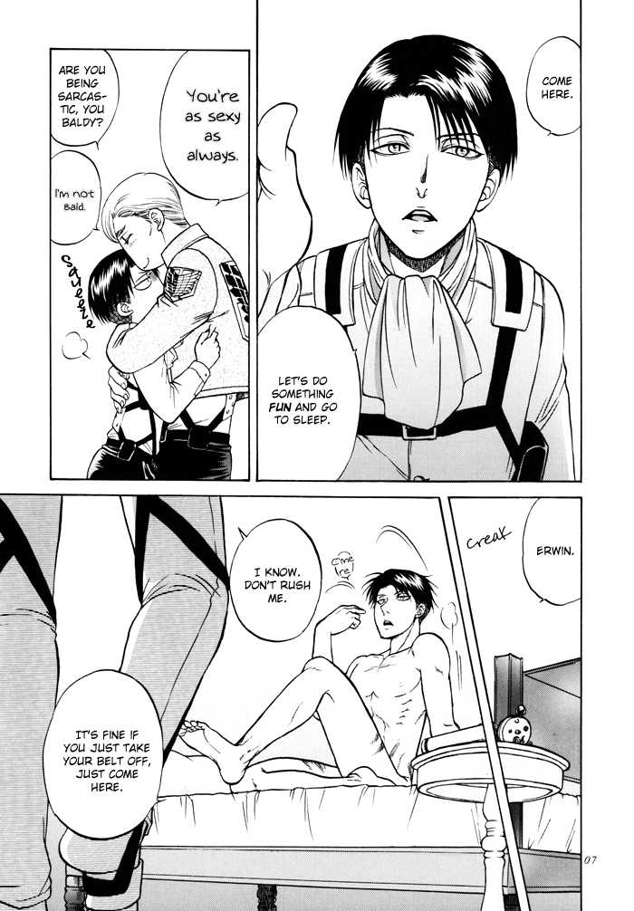 [K2 Company (Kodaka Kazuma)] Last Night (Shingeki no Kyojin) [English] [Blissful Sin] - Page 7