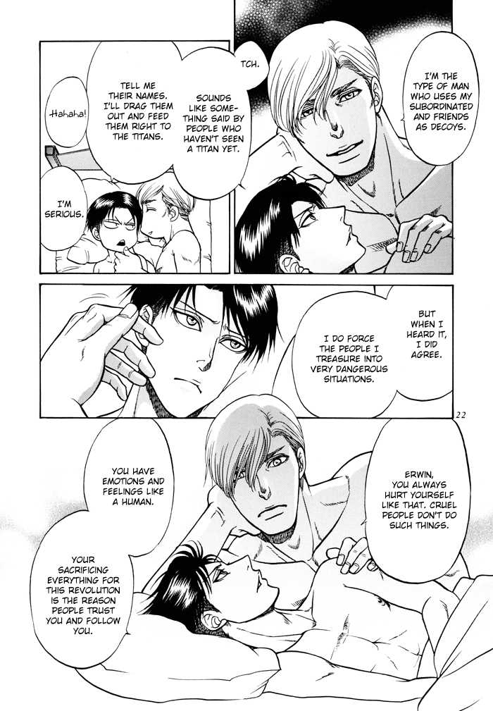 [K2 Company (Kodaka Kazuma)] Last Night (Shingeki no Kyojin) [English] [Blissful Sin] - Page 22