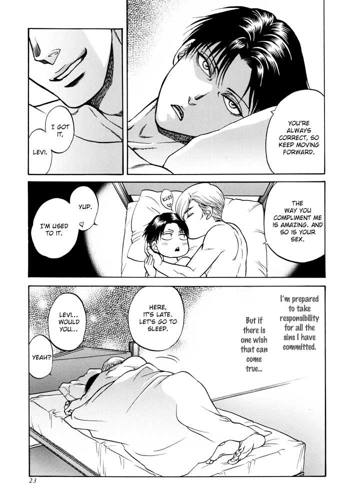 [K2 Company (Kodaka Kazuma)] Last Night (Shingeki no Kyojin) [English] [Blissful Sin] - Page 23