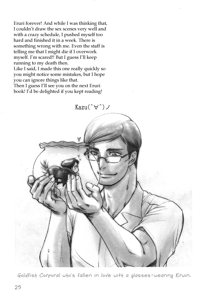 [K2 Company (Kodaka Kazuma)] Last Night (Shingeki no Kyojin) [English] [Blissful Sin] - Page 25