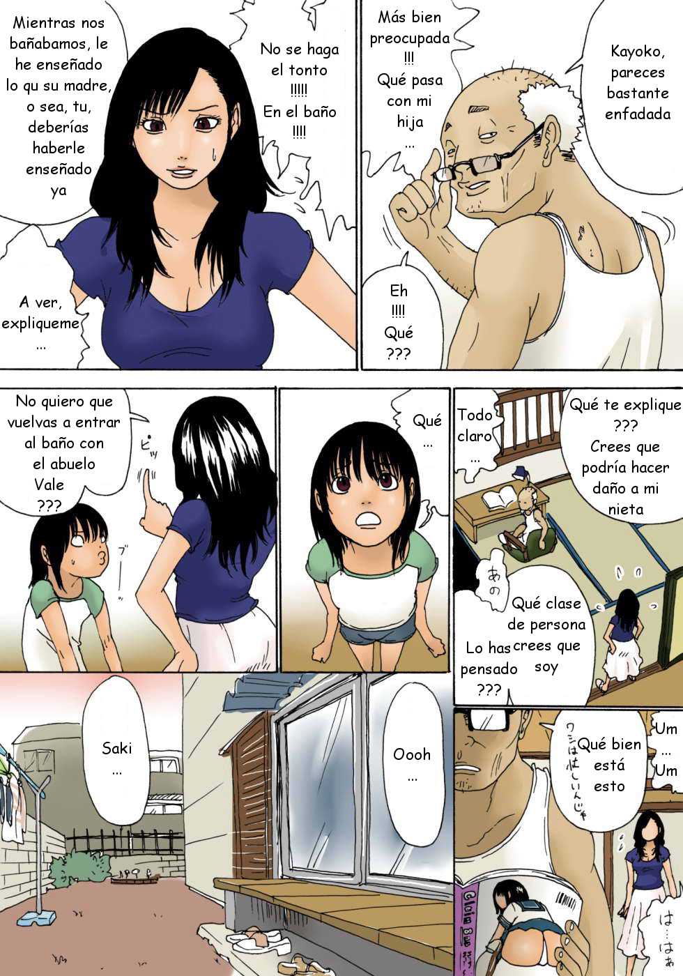 [Kiyokawa Zaidan (Kiyokawa Nijiko)] Ojii-chan to wa Haiccha Dame yo! | No entre abuelo!!!!! [Spanish] [joselillo] - Page 13