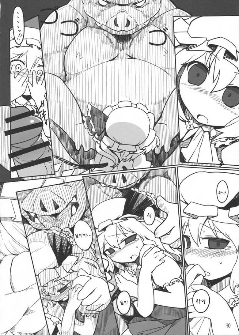 (Air Reitaisai 8) [Yashiya (YASSY)] Chotto Ecchi na Flan-chan Kahitsushuuseihan (Touhou Project) [Korean] - Page 29