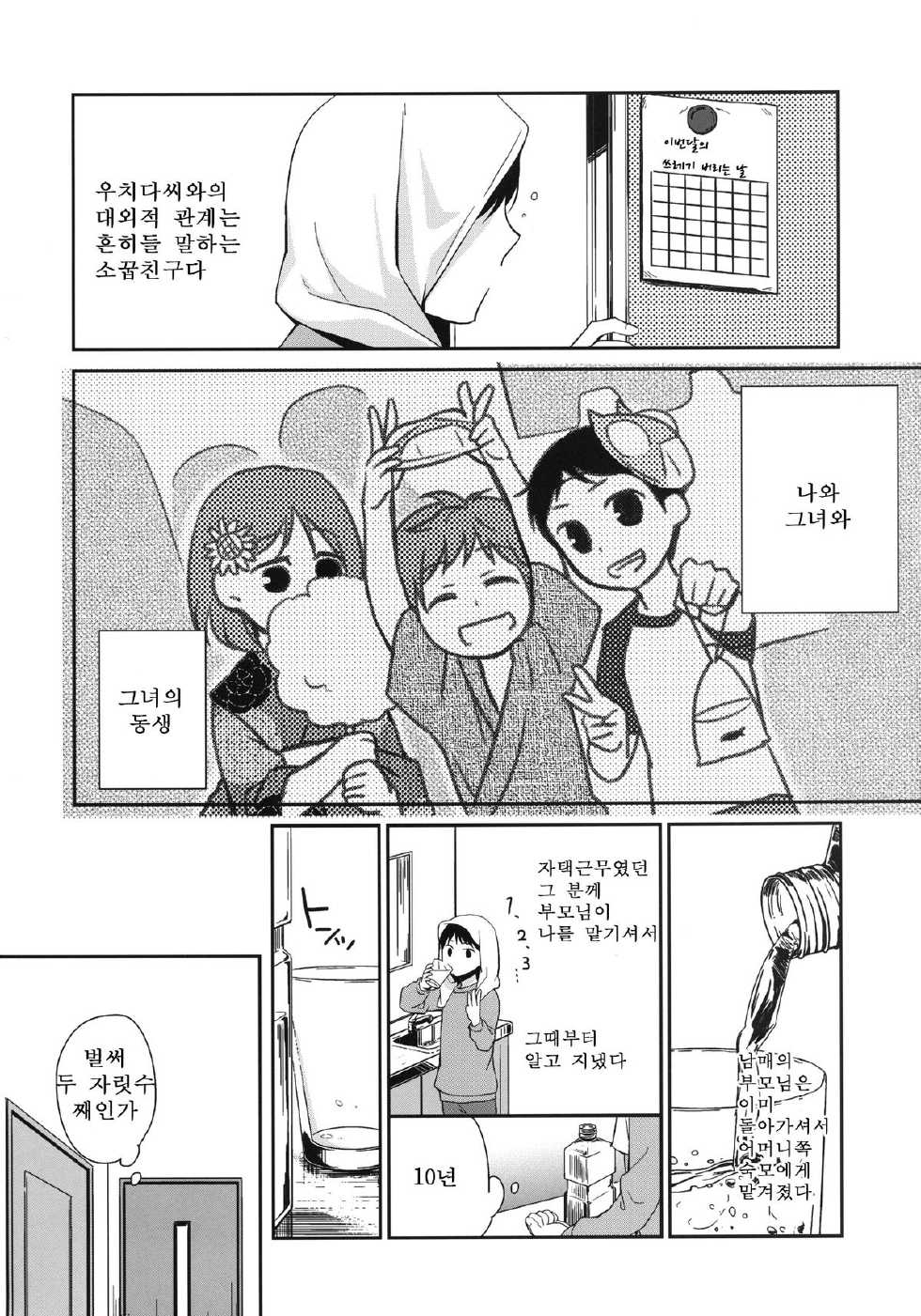 [Hitsuji 1ban Shibori (Hitsuji Hako)] Kanojo no Pet Jinsei 3 [Korean] [Digital] - Page 4