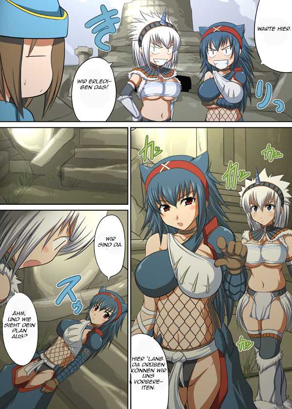 (C75) [AN-ARC (Hamo)] Kirin-san to Naruga-san to (Monster Hunter) [German] {schmidtsst} - Page 3