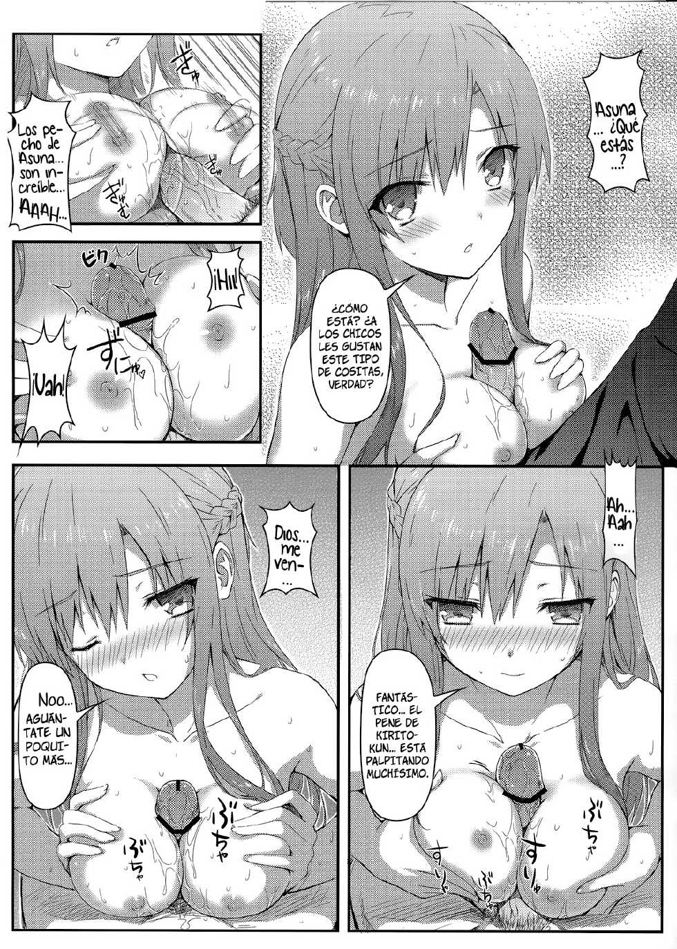 (C82) [Shadow Sorceress Communication Protocol (Hiten Onee-Ryuu)] Sugoku Amai Onegai (Sword Art Online) [Spanish] =HACHInF= - Page 10