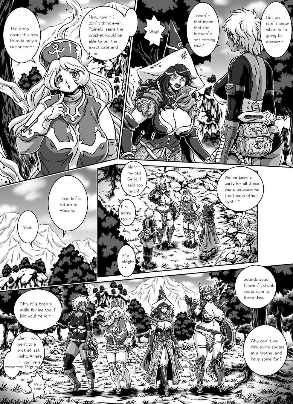 [Naginata-kan (Matsurino Naginata)] D-Q-R ~Proof of the Hero~ (Dragon Quest III) [English] {Jilltim} [Digital] - Page 11