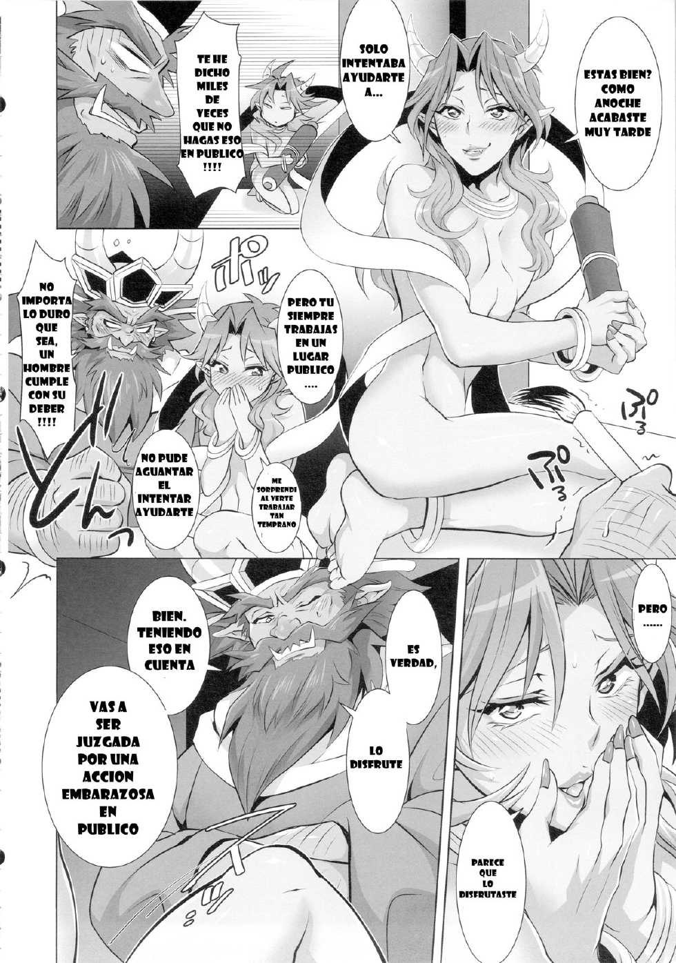 (SUPER22) [Temparing (Tokimachi Eisei, Kakugari Kyoudai)] Oshitai Moushiagemasu, Enma-sama. (Momotarou Densetsu) [Spanish] - Page 5