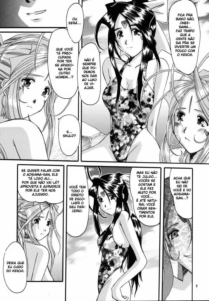 (C58) [Tenzan Koubou (Tenchuumaru)] Nightmare of My Goddess Summer Interval (Ah! My Goddess)  [Portuguese-BR] [BartSSJ] - Page 8