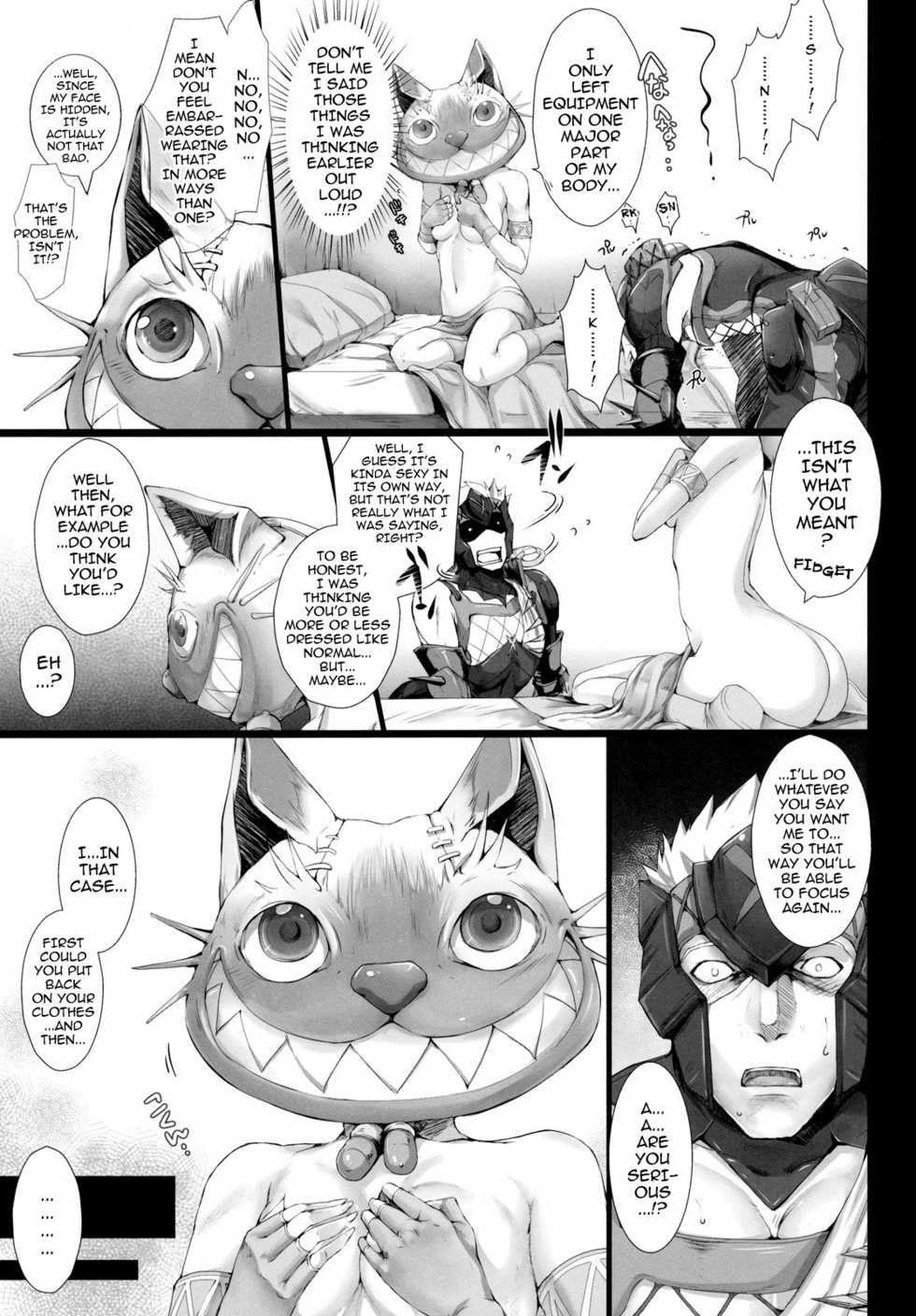 (C79) [UDON-YA (Kizuki Aruchu, ZAN)] Monhan no Erohon 10 (Monster Hunter) [English] [Decensored] - Page 8