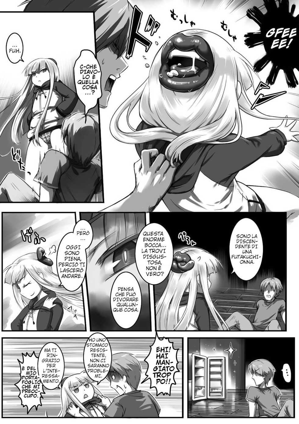 [Tetsuwan Woopie] Futakuchi-Onna to Kyokon Otoko (Bessatsu Comic Unreal Monster Musume Paradise Vol. 2) [Italian] (Hentai Fantasy) [Digital] - Page 2