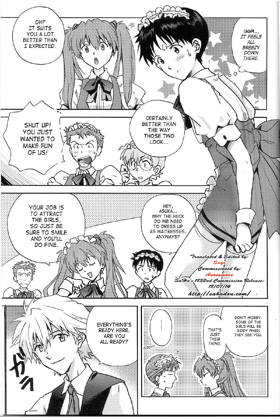 (SPARK8) [Getsumen-Spiral (Mayama Satori)] WaRninG WoRkinG? (Neon Genesis Evangelion) [English] [Saha] - Page 3