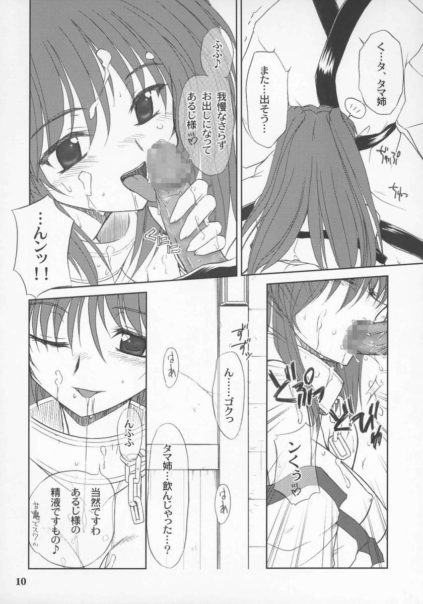 (C70) [GAZEL FORM (Mafuyu no Suika)] Karu-tama (ToHeart 2) - Page 9