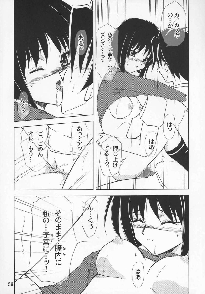 (C70) [GAZEL FORM (Mafuyu no Suika)] Karu-tama (ToHeart 2) - Page 35