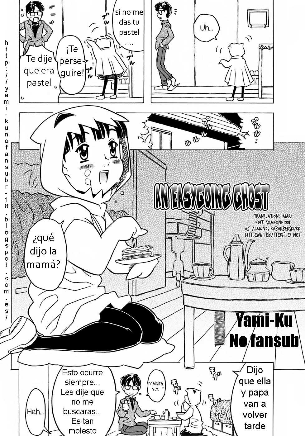 [Gorgeous Takarada] Nonbiri Obake | Un fantasma tolerante (Onii-chan Kuchu Kuchu Shisugidayo) [Spanish] [Yami-Ku No Fansub] - Page 2