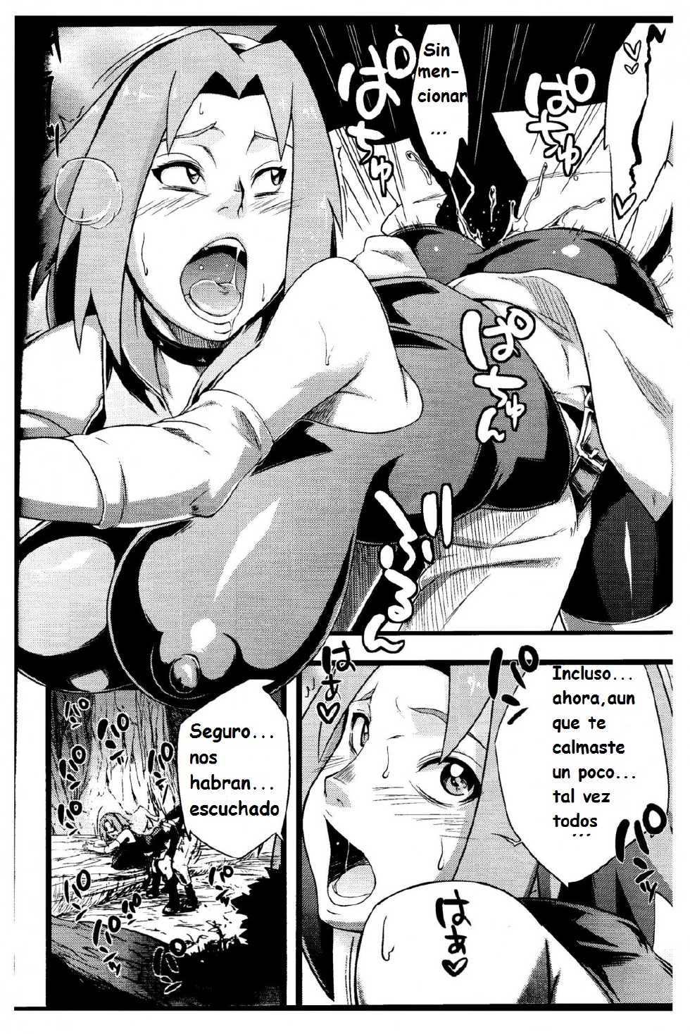 (C85) [Karakishi Youhei-dan Shinga (Sahara Wataru, Sentarou)] Saboten Nindou 2 (Naruto) [Spanish] [Moltak] [Incomplete] - Page 6