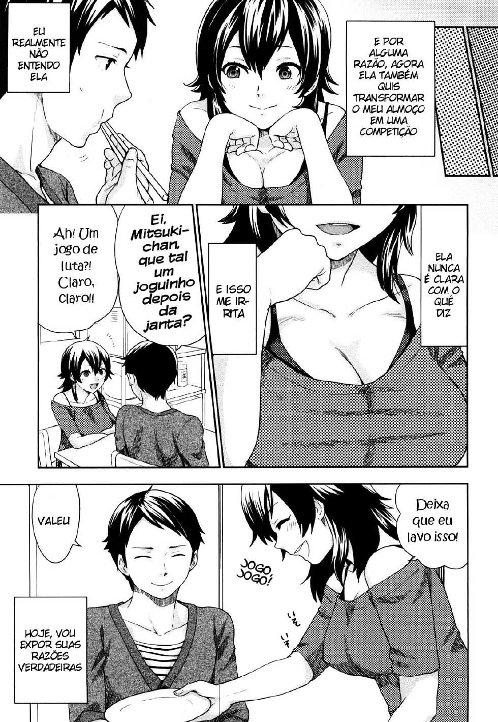 [Bareisho] Kanojo wa Makezugirai | Ela Odeia Perder (Chinchin Kamokamo) [Portuguese-BR] [M.I.A] - Page 3