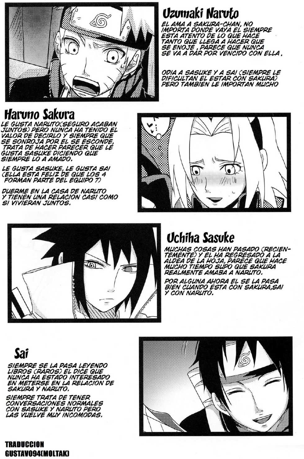 (C84) [Pucchu (Echigawa Ryuuka)] Sato Ichiban no! | Best in the Village! (Naruto) [Spanish] [Moltak] - Page 3