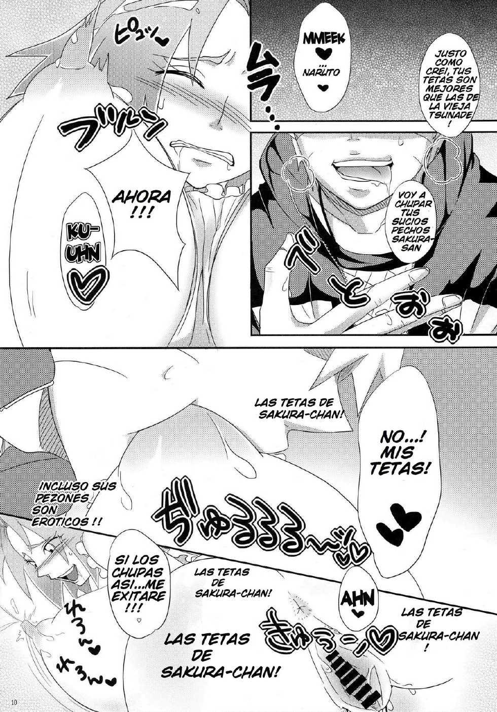 (C84) [Pucchu (Echigawa Ryuuka)] Sato Ichiban no! | Best in the Village! (Naruto) [Spanish] [Moltak] - Page 9