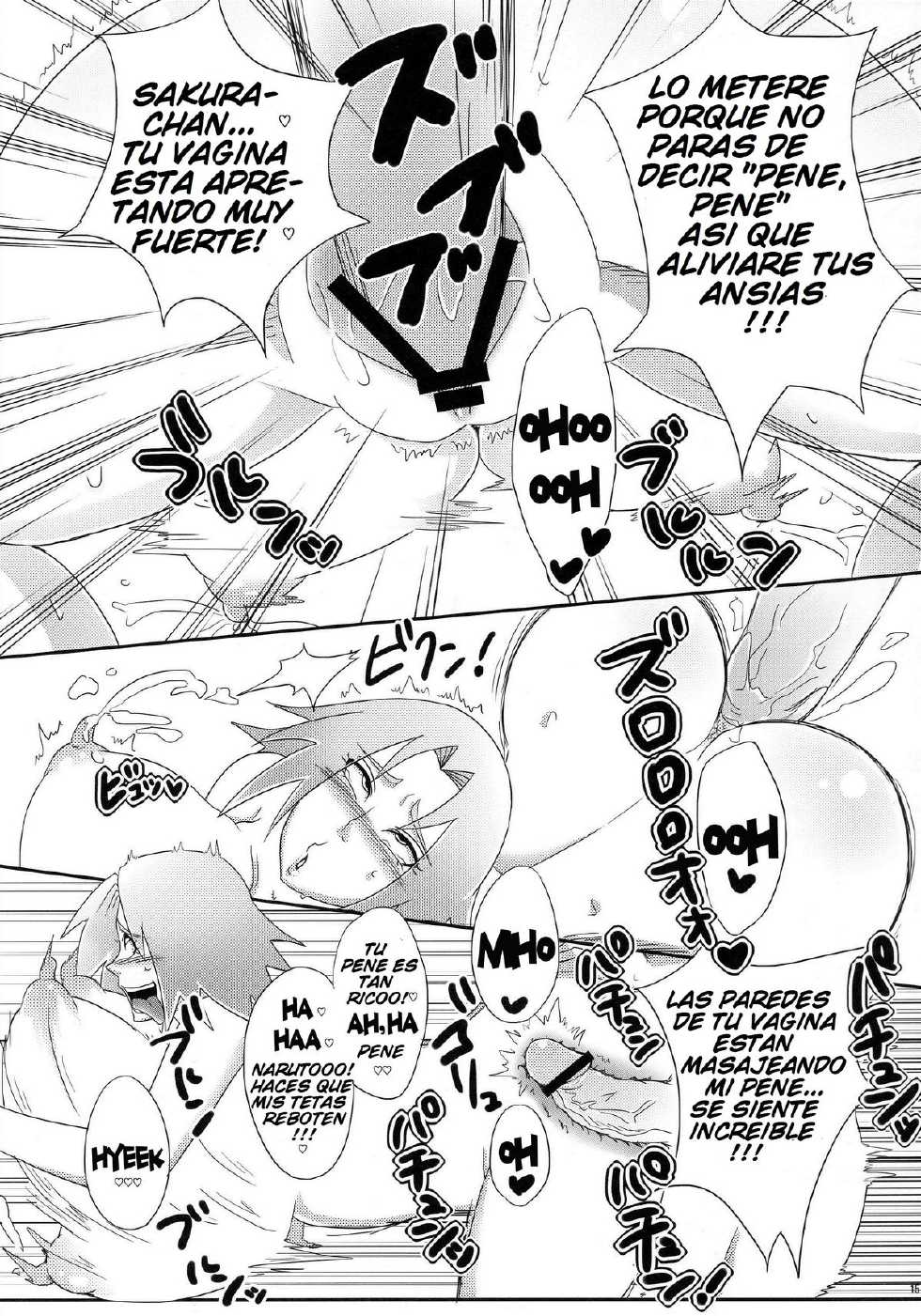 (C84) [Pucchu (Echigawa Ryuuka)] Sato Ichiban no! | Best in the Village! (Naruto) [Spanish] [Moltak] - Page 14