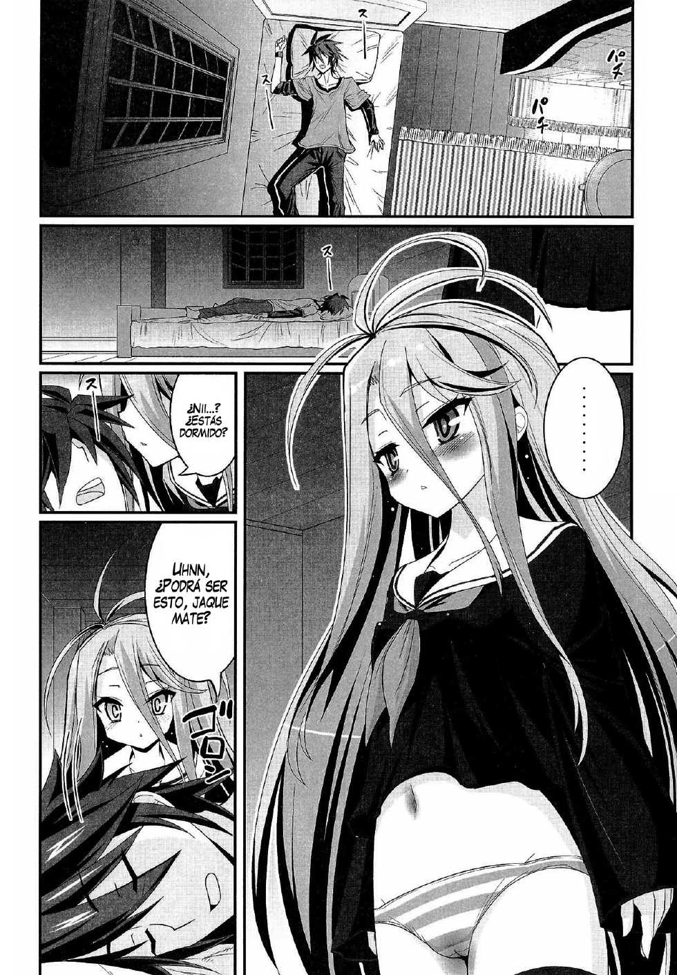 [ASIANBOY (Hasemi Ryo)] Shiro-chan ga nekomi wo osoi ni kuru sou desu (No Game No Life) [Spanish] [InF] - Page 2