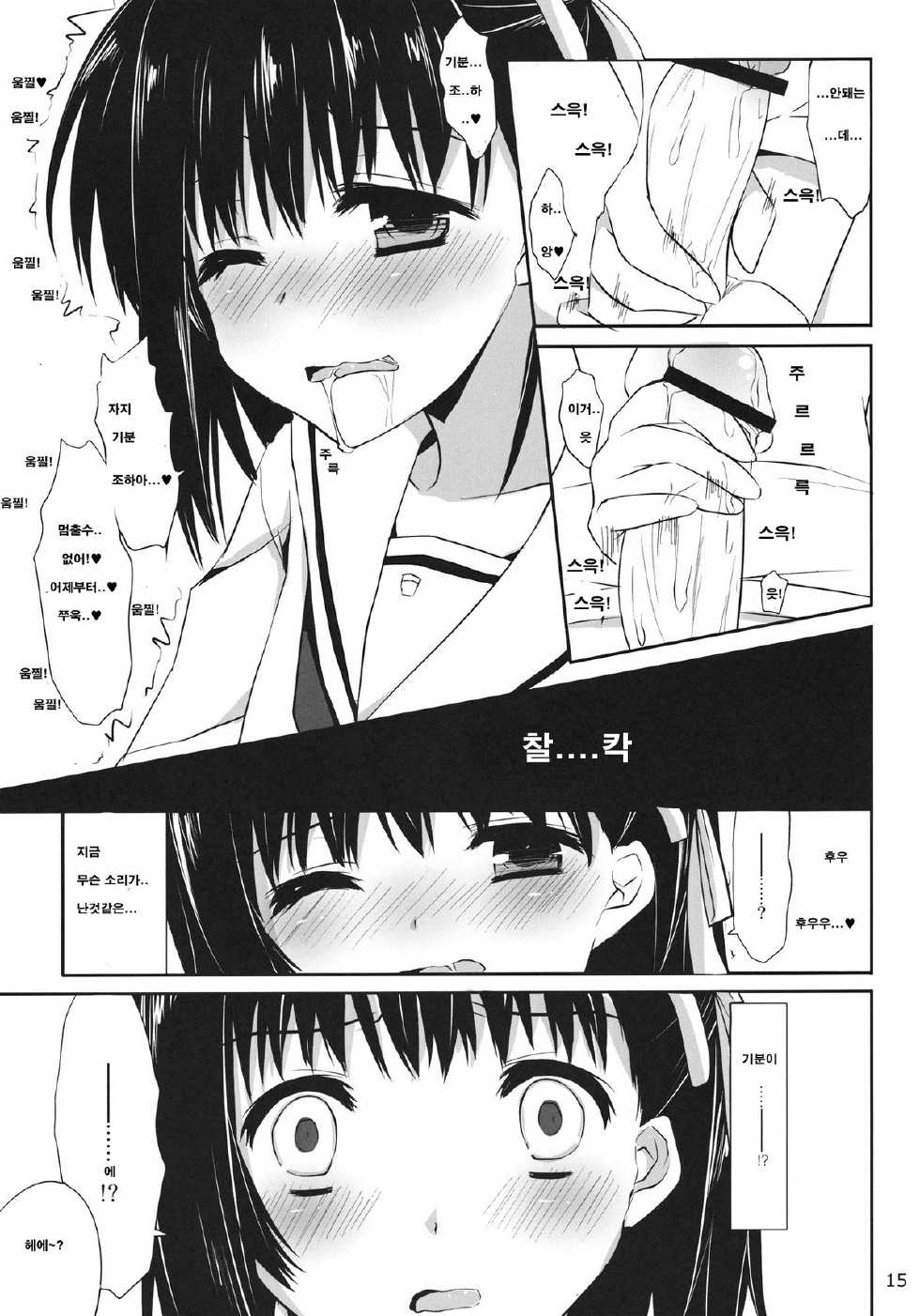 (SC51) [Kumikae DNA (Minakami Kurena)] One After Another. (Prunus Girl) [Korean] {아리아더스트} - Page 14