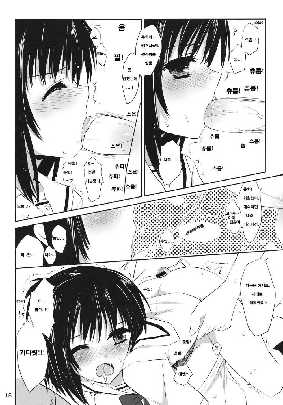 (SC51) [Kumikae DNA (Minakami Kurena)] One After Another. (Prunus Girl) [Korean] {아리아더스트} - Page 17