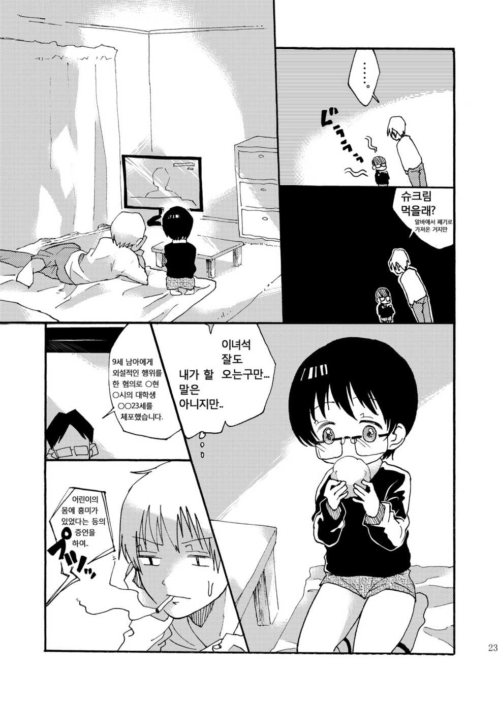 [Mary no Yamai (Taguchi)] Yuugure Doki no ♂ Gakusei | 해질녘의 ♂ 학생 [Korean] [달려♂있어] [Digital] - Page 22