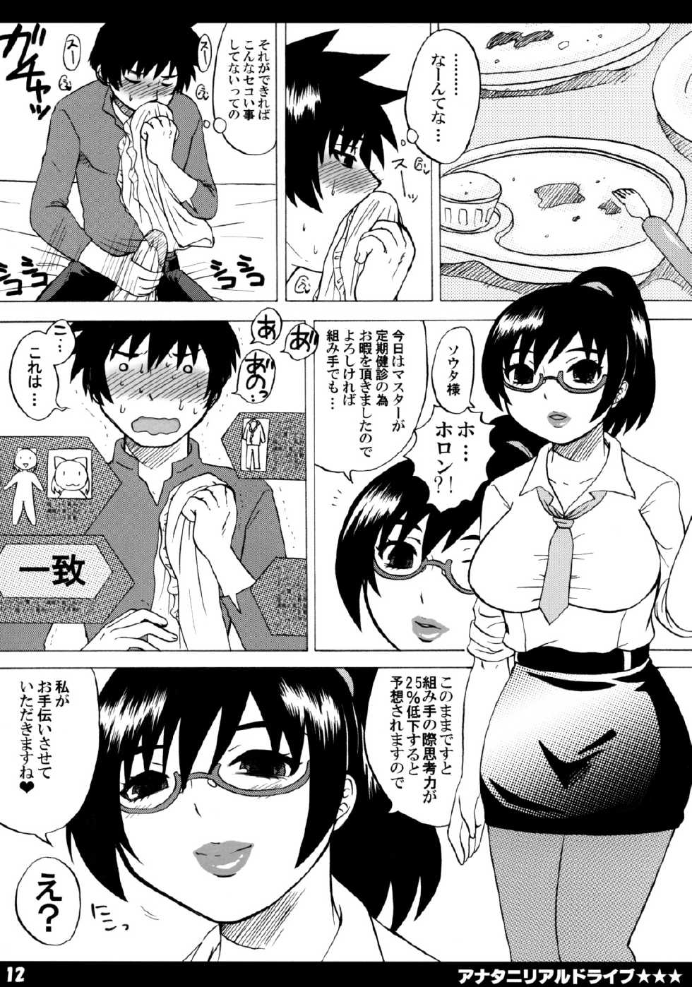 [HONEY BUMP (Nakatsugawa Minoru)] Anata ni Real Drive (Real Drive) - Page 11