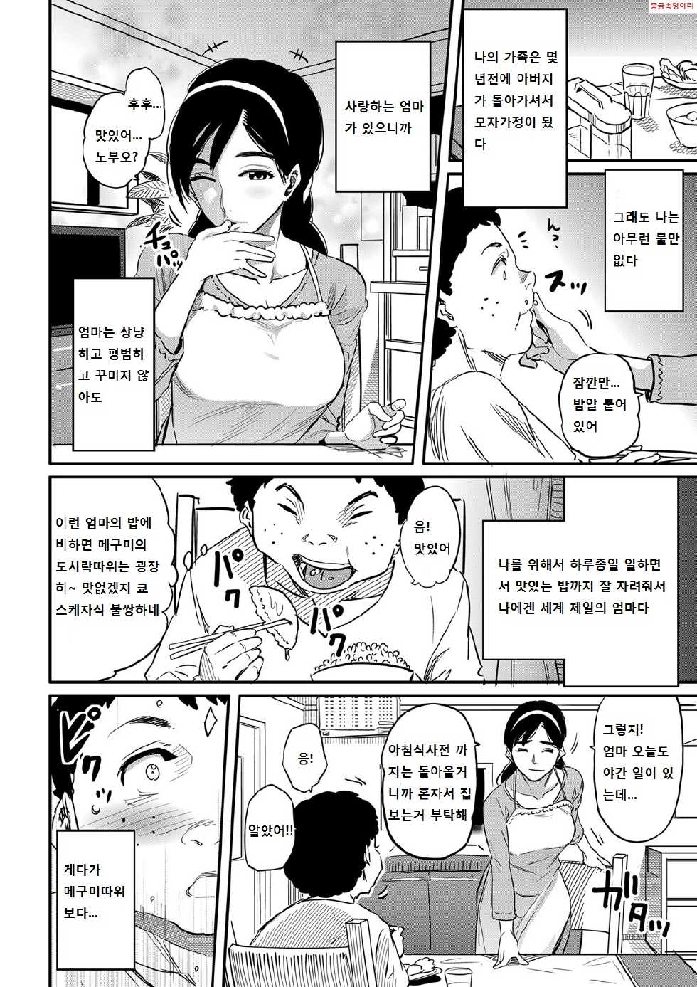 [Hana Hook] Haha to Ikemen x Boku to Zurineta | 엄마와미남×나와즈리네타 (Comic Magnum Vol. 34) [Korean] [Digital] - Page 4