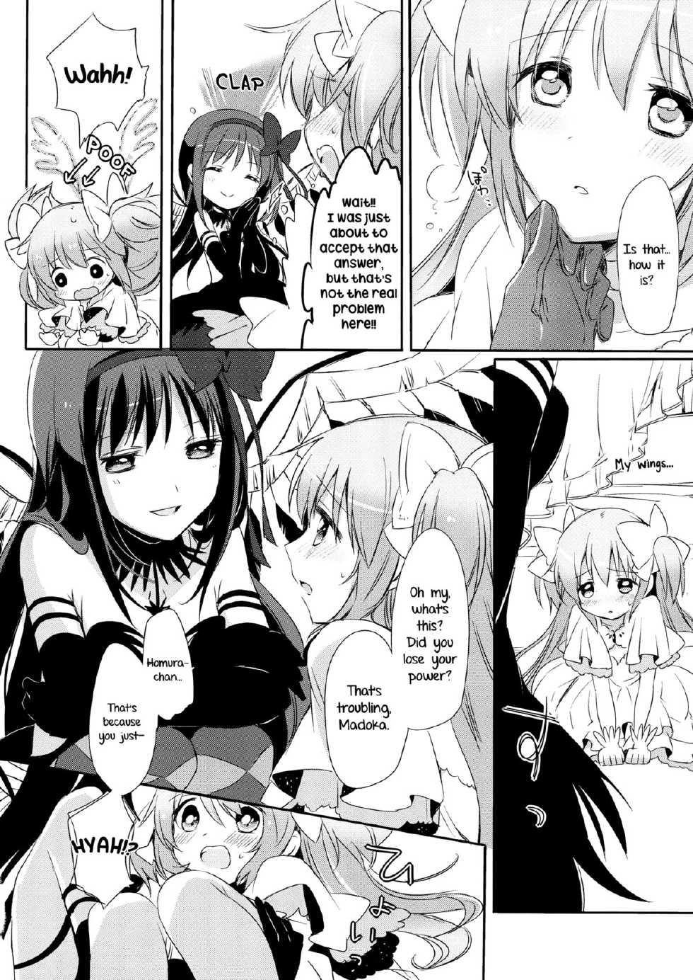 (Mou Nanimo Kowakunai 14) [CITRON (Yamada Ako)] Himitsu no Hanashi o Kikitai Soudesu | She Must Want to Hear a Secret Story (Puella Magi Madoka Magica) [English] {Yuri-ism} - Page 15