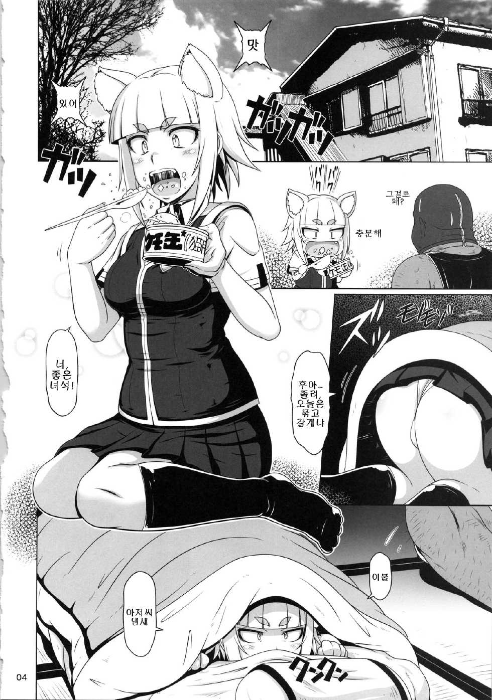 (COMIC1☆8) [Hakueki Shobou (A-teru Haito)] Hatsujou Stray Cat (Witch Craft Works) [Korean] [Team Pure Abyss] - Page 3