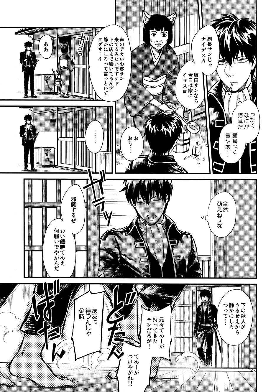 (HaruCC19) [3745HOUSE (MIkami Takeru)] Like cat and dog (Gintama) - Page 9