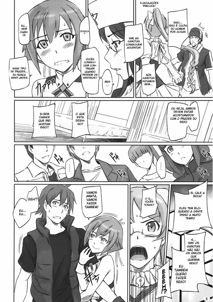 (C82) [G's studio (Kisaragi Gunma)] Sei Tenshi☆EVOLUTION (Aquarion Evol) [Portuguese-BR] [hentaigroup.net] - Page 9