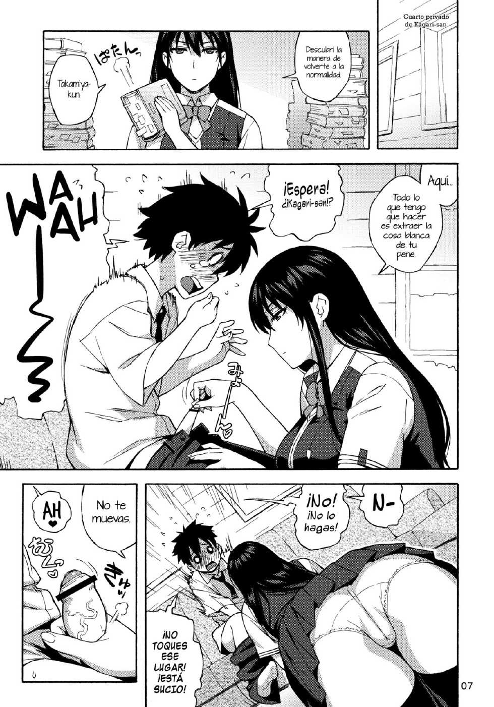 (C80) [666protect (Jingrock)] Kagari-san ni Omakase | Déjaselo a Kagari-san (Witch Craft Works) [Spanish] [H-Elite] - Page 6
