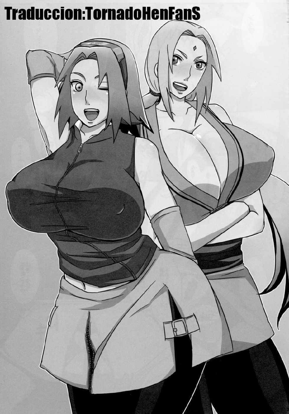 (C85) [Pucchu (Echigawa Ryuuka)] Konoha no Bitch-chan! (Naruto) [Spanish] [TornadoHenFanS] - Page 2