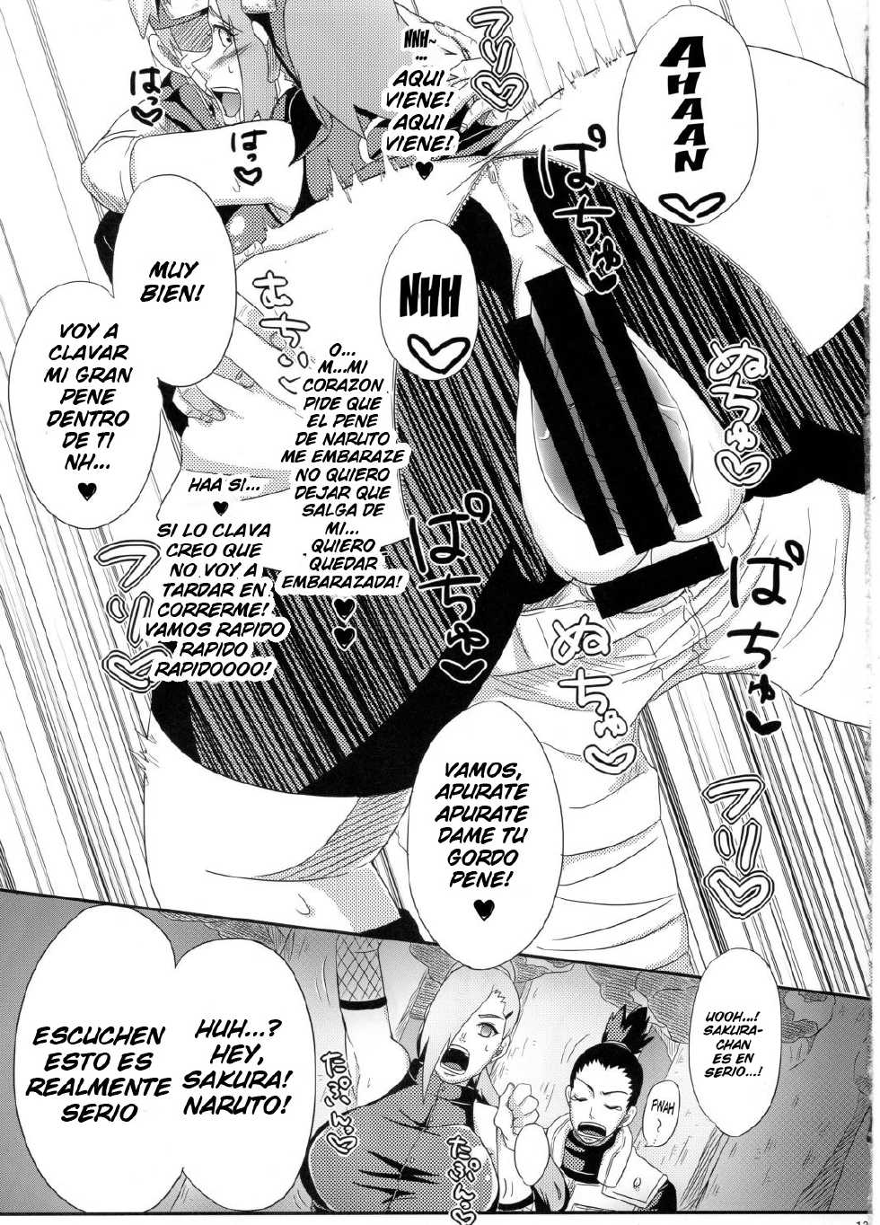 (C85) [Pucchu (Echigawa Ryuuka)] Konoha no Bitch-chan! (Naruto) [Spanish] [TornadoHenFanS] - Page 12