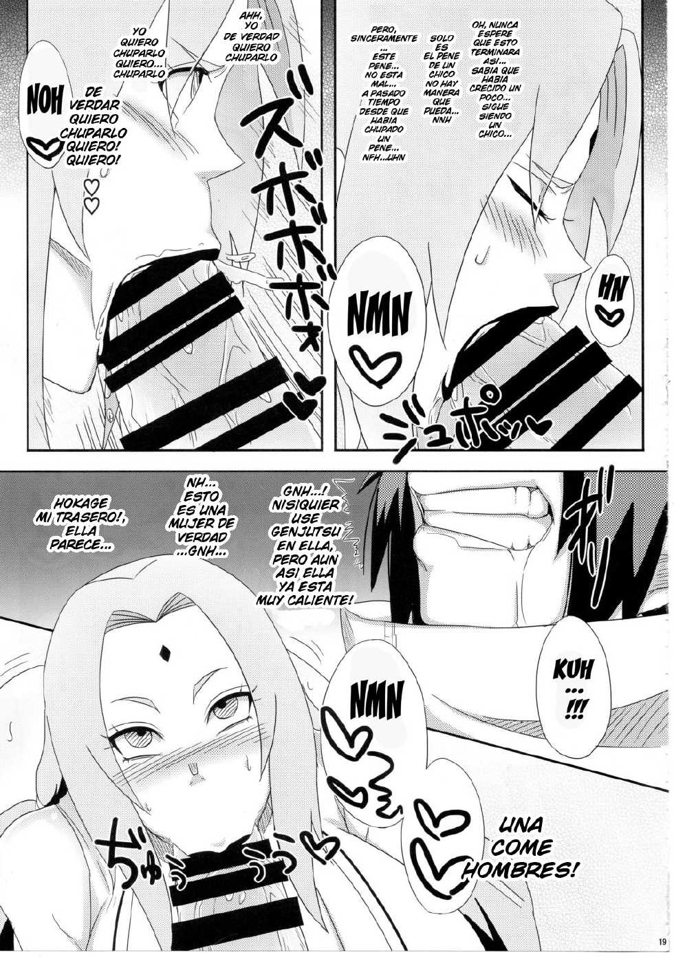 (C85) [Pucchu (Echigawa Ryuuka)] Konoha no Bitch-chan! (Naruto) [Spanish] [TornadoHenFanS] - Page 18