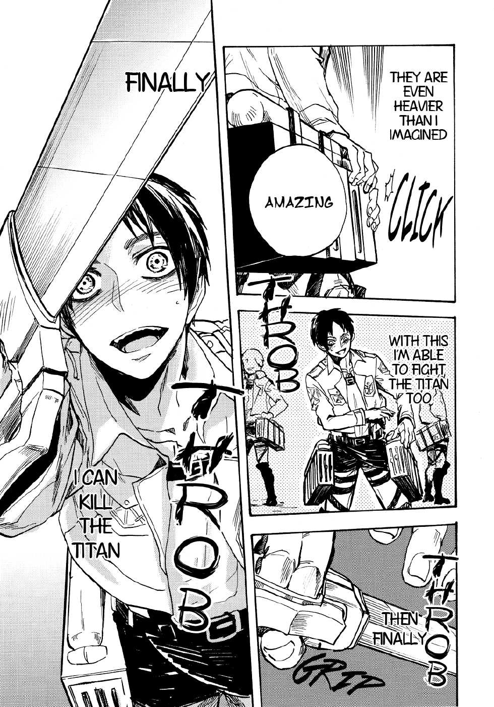(C85) [Senkan AA (Ahiru)] Shonen Knife (Shingeki no Kyojin) [English] {KEY AND CRAVAT} - Page 9