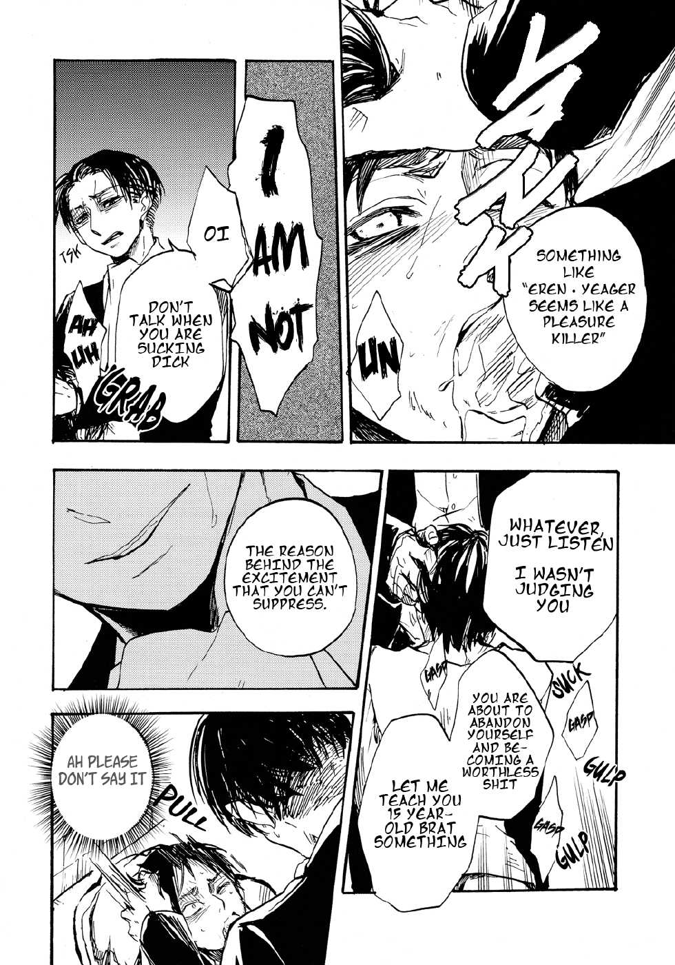(C85) [Senkan AA (Ahiru)] Shonen Knife (Shingeki no Kyojin) [English] {KEY AND CRAVAT} - Page 36