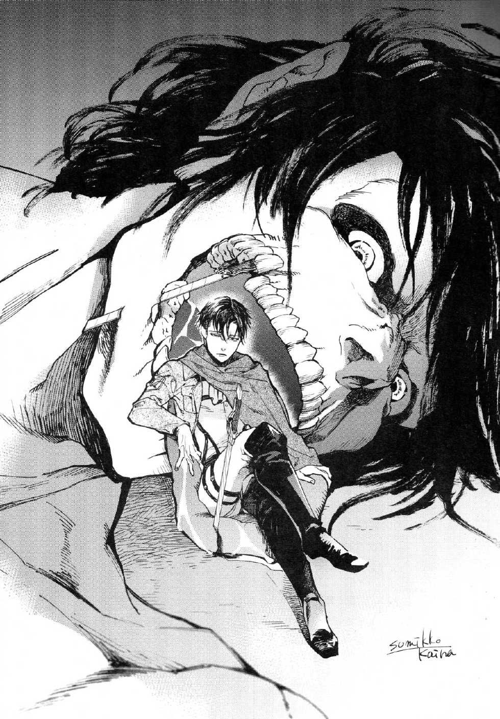 (FALL OF WALL2) [MICROMACRO, Hakkou Styrol, Zero Kyori Knock (Saco, Nyau, Ikuji)] Yes or Yes? (Shingeki no Kyojin) - Page 40